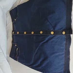 Inc jean skirt